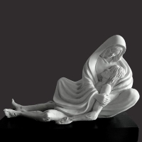 Pieta - Alpha & Omega - Sculpture By Timothy P. Schmalz