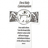First Holy Communion Wall Cross, 7-3/4"