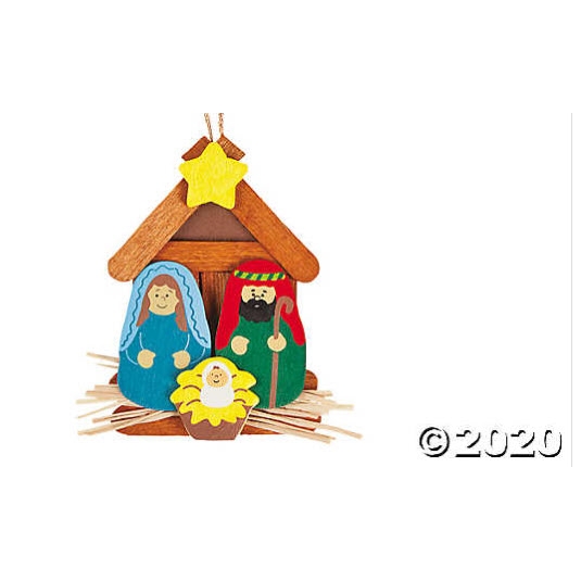 Nativity Christmas Ornament Craft Kit