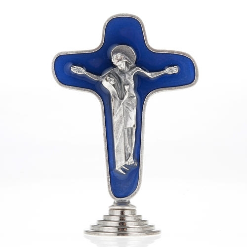 Sorrowful Mother Standing Crucifix, 3.75" (Italy)