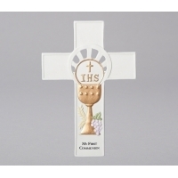 My First Communion Wall Cross, 8.25"