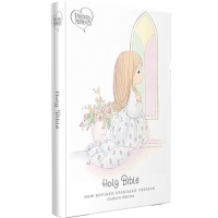 NRSV Precious Moments Catholic Bible - Pink Leathersoft